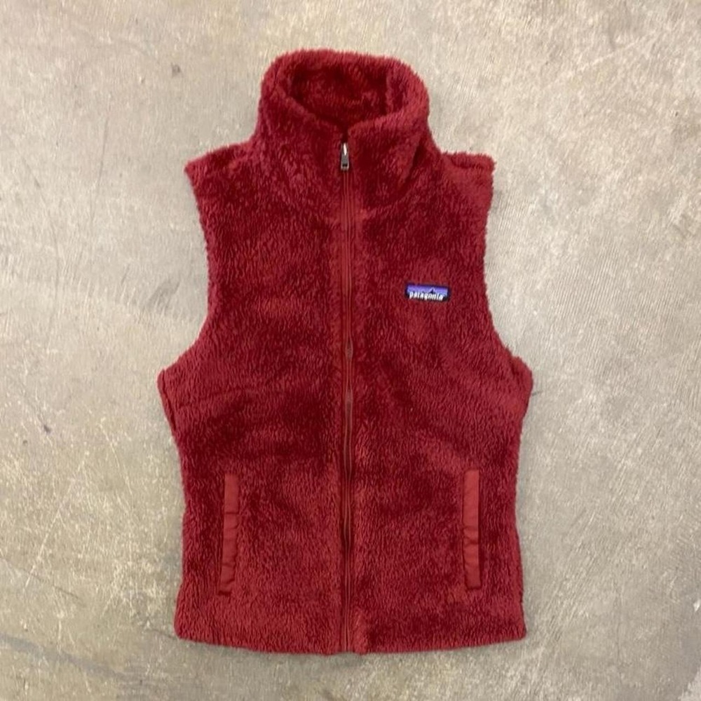 Patagonia Full Zip Fur Fleece Vest Outdoors Hiking 2000s Size XS